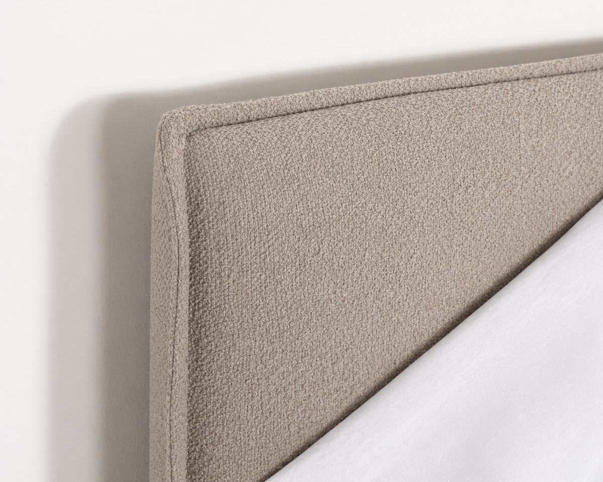Julia Queen Storage Bed - Light Fawn
