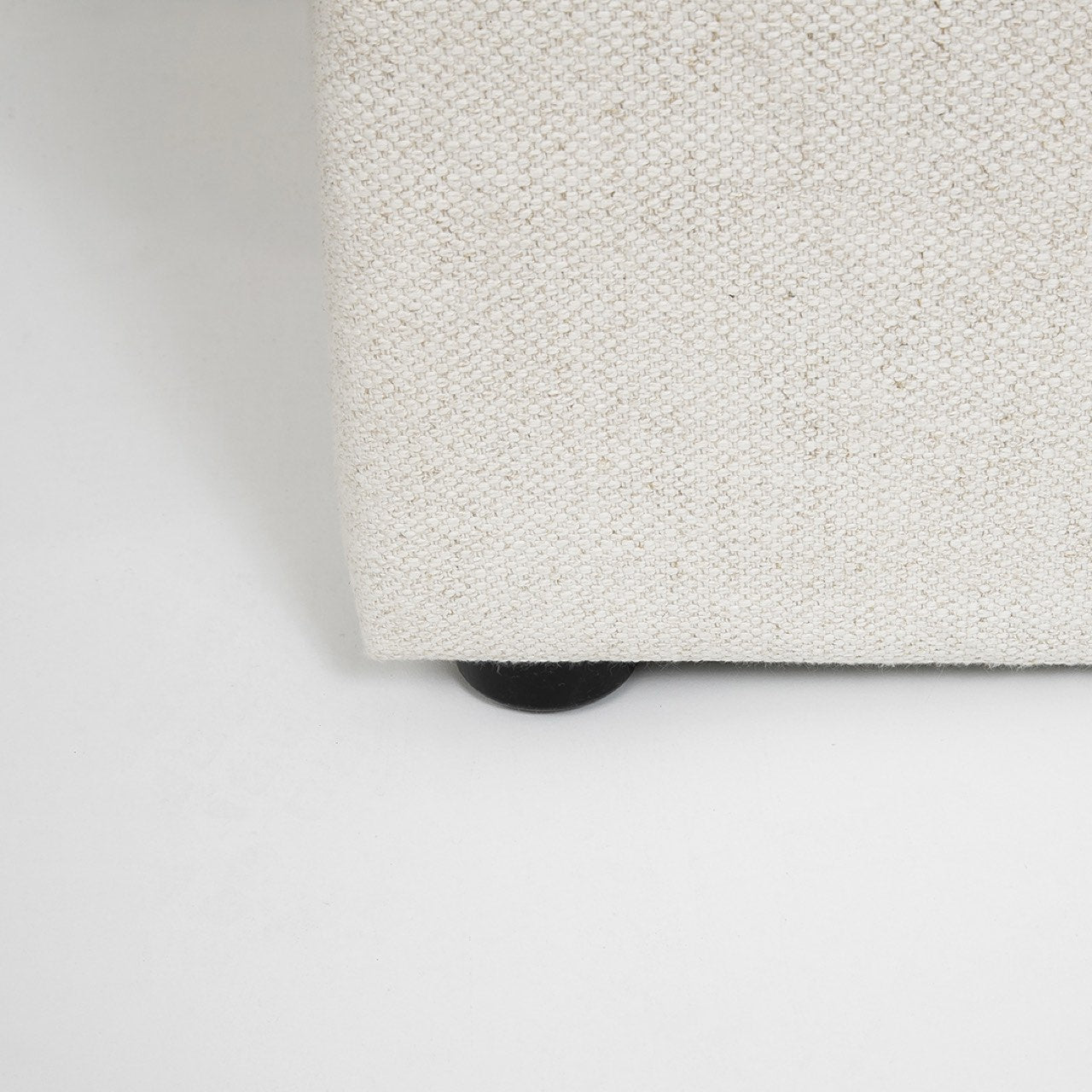 June King Storage Bed - Cream