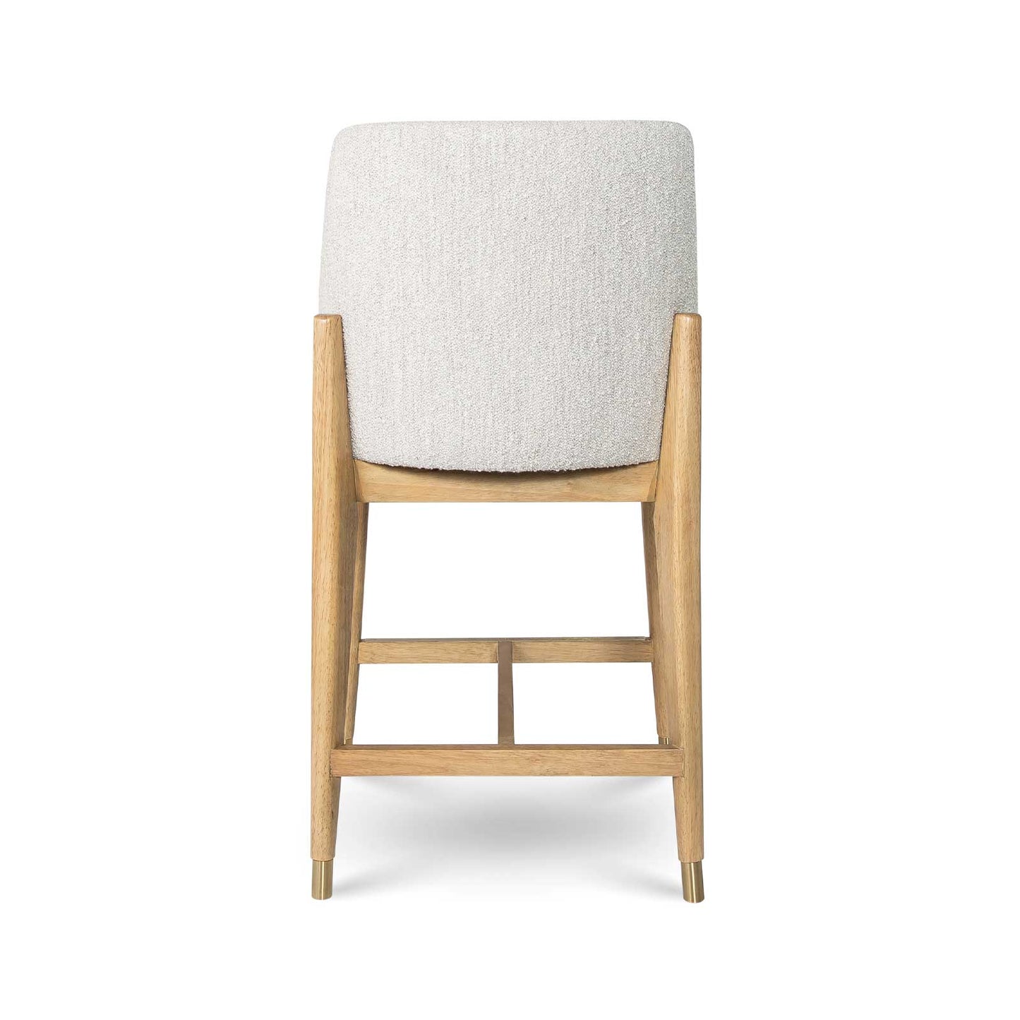 Fawcett Counter Stool - Taupe Boucle - Blonde