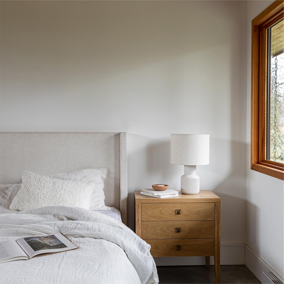 Josie King Bed - Cream