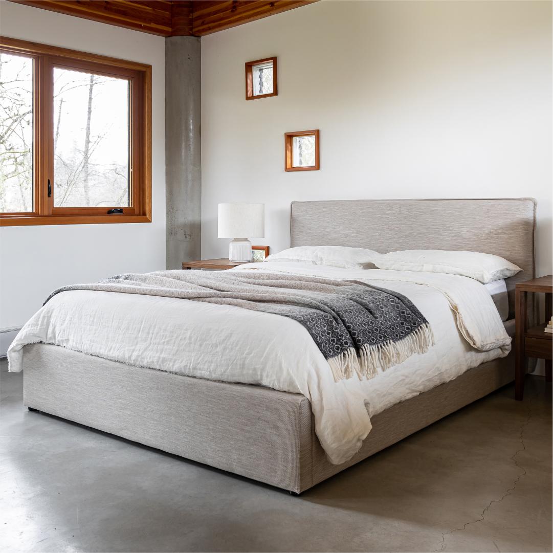 Julia King Storage Bed Short - Sand