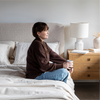 Faye Queen Bed Short - Truffle