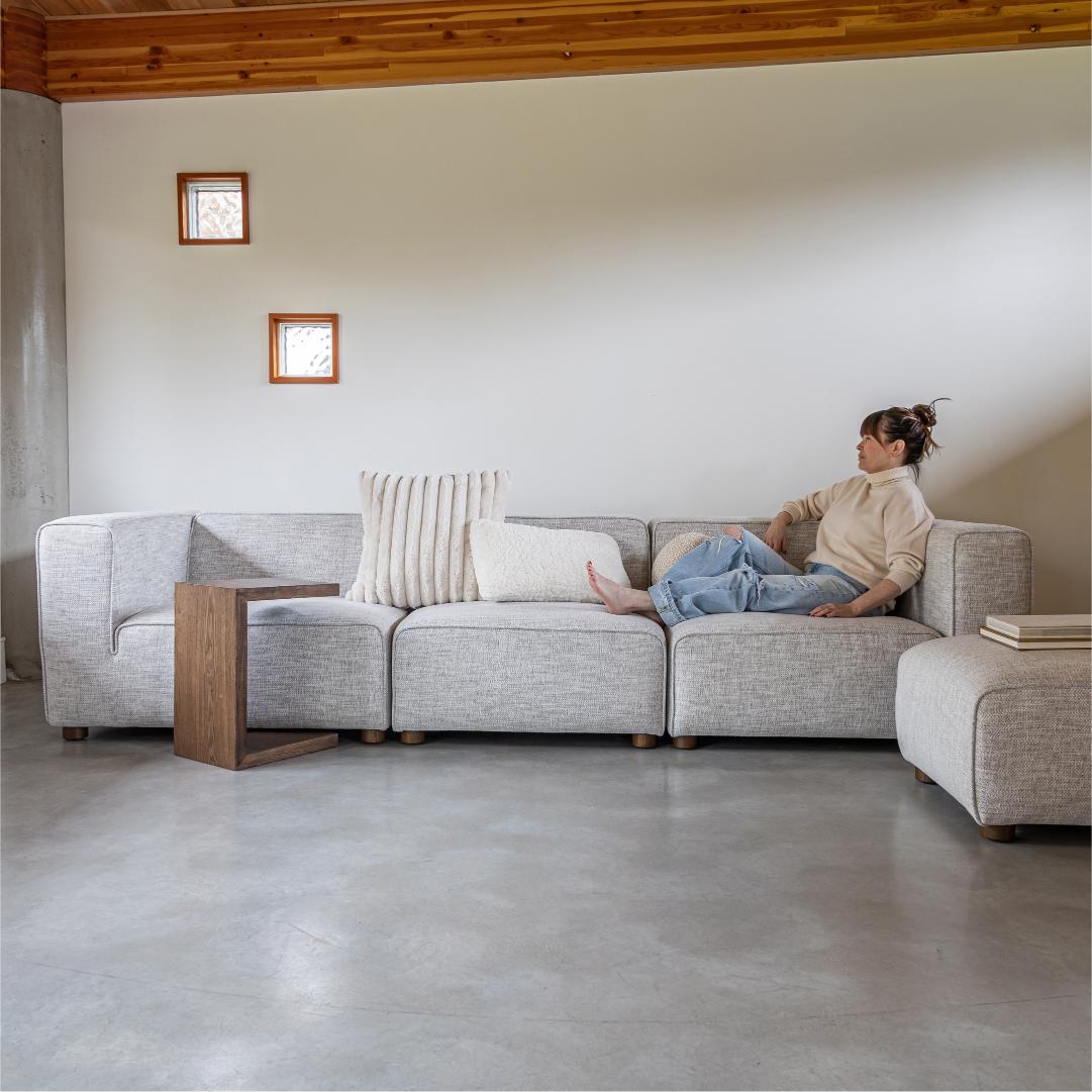Faith  Sectional - Coconut