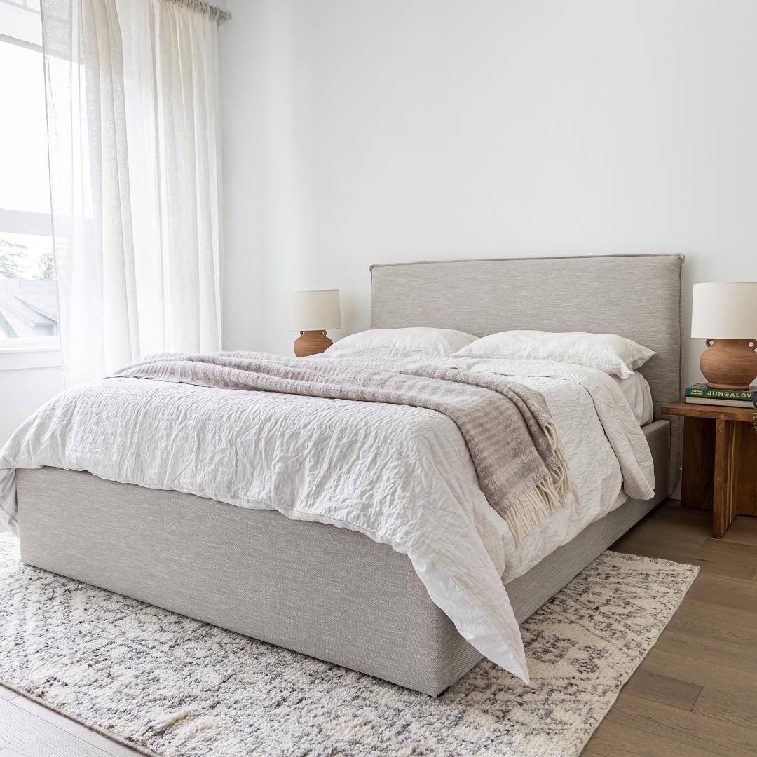 Julia Double Storage Bed Short - Sand