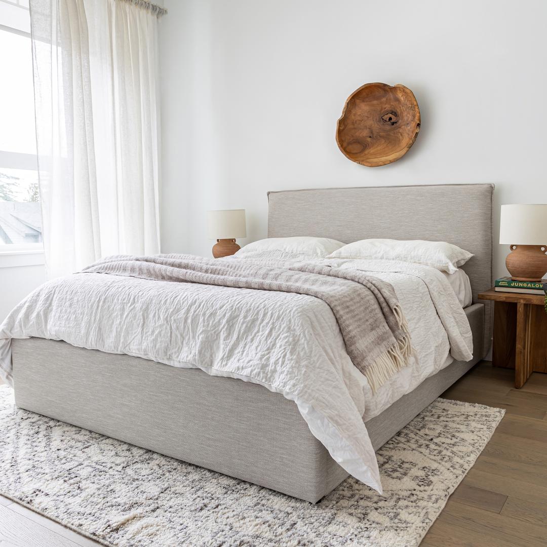 Julia King Storage Bed Short - Sand