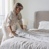Faye Queen Bed Short - Truffle