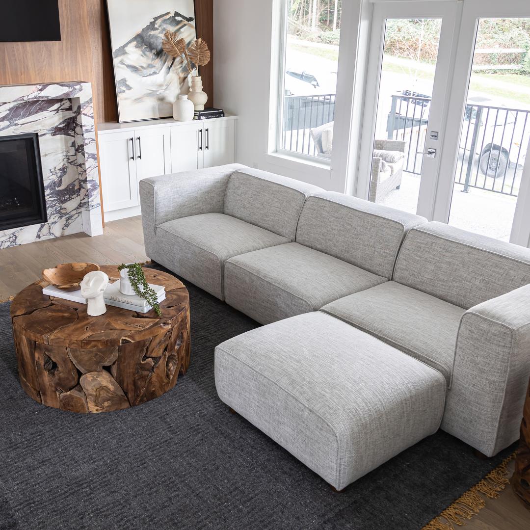 Faith  Sectional - Coconut