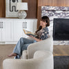 Aspen Swivel Chair - Buff