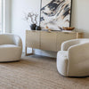 Aspen Swivel Chair - Buff