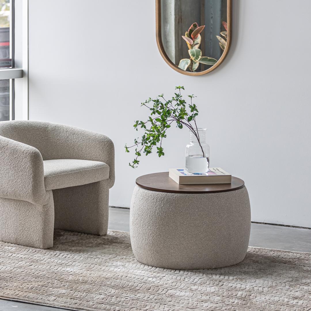 Fleur Chair - Buff
