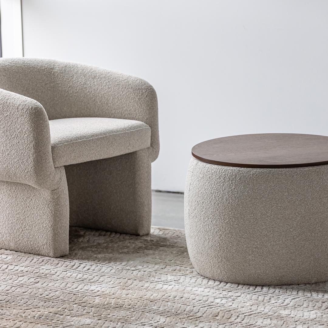 Fleur Chair - Buff