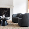 Aspen Swivel Chair - Charcoal