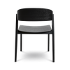 Astrid Stackable Chair - Black