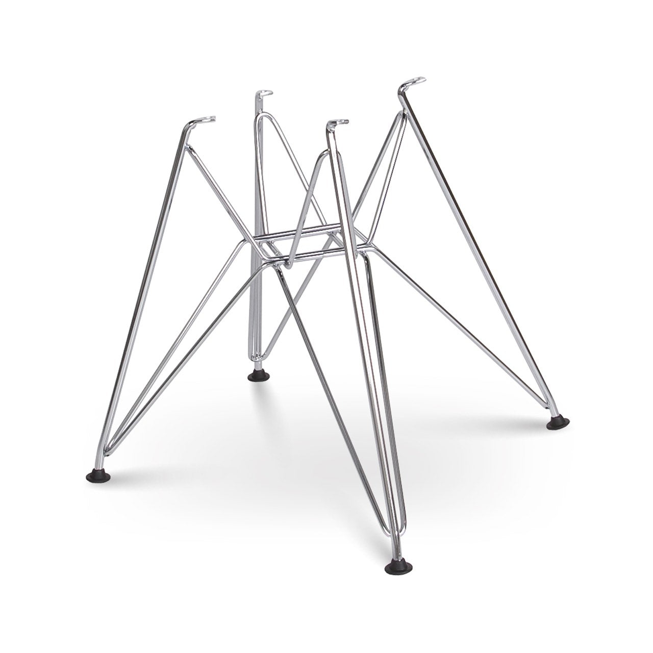 Cairo Chair - Black Seat Chrome Base