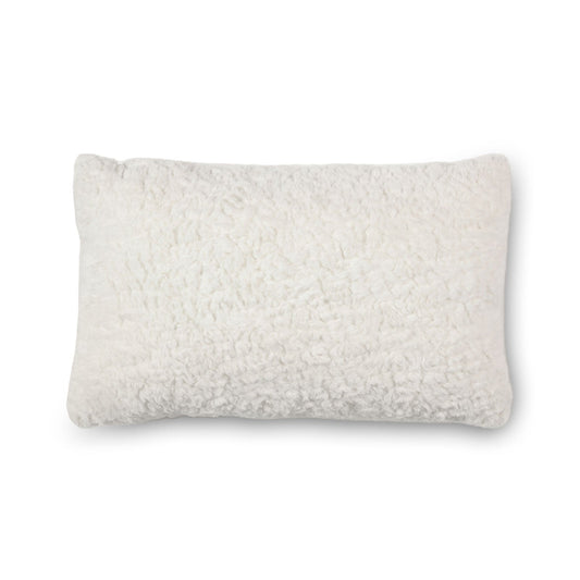 Crush Cushion - Rectangular - Cream