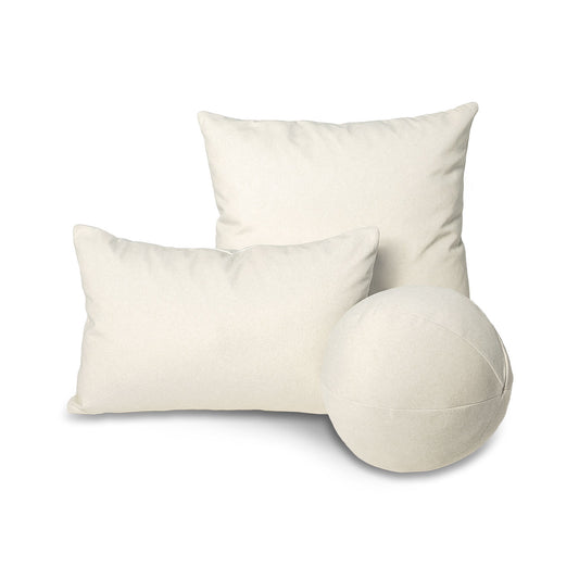 Crush Cushions (Set of 3) - Velvet Ecru