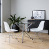 Edie Dining Table - Chrome