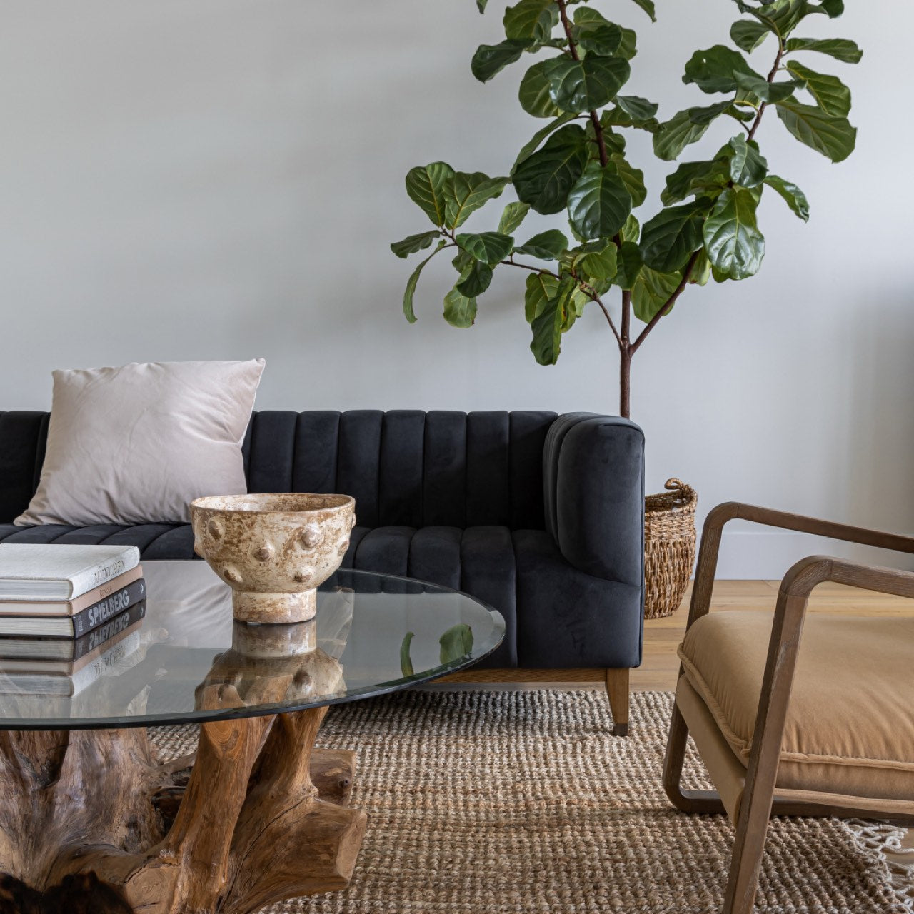 Elliot Condo Sofa - Smoke Grey