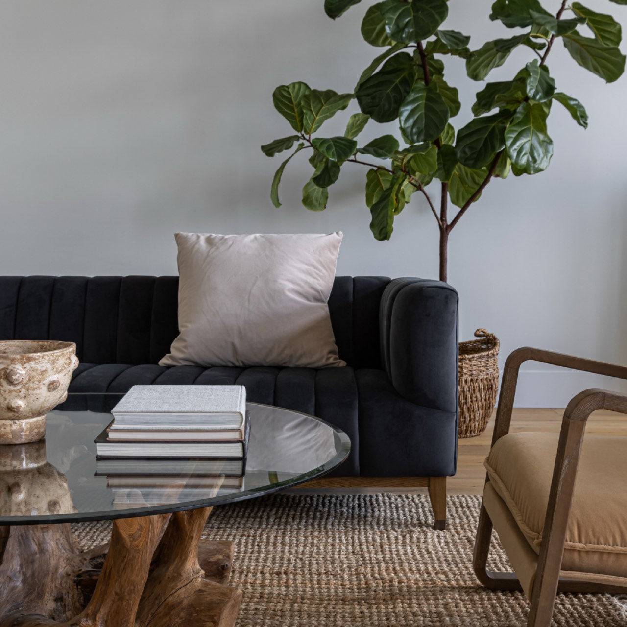 Elliot Condo Sofa - Smoke Grey