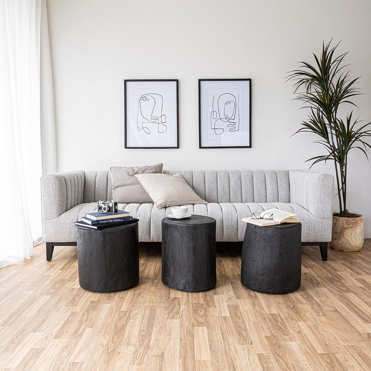 Elliot Condo Sofa - Stone
