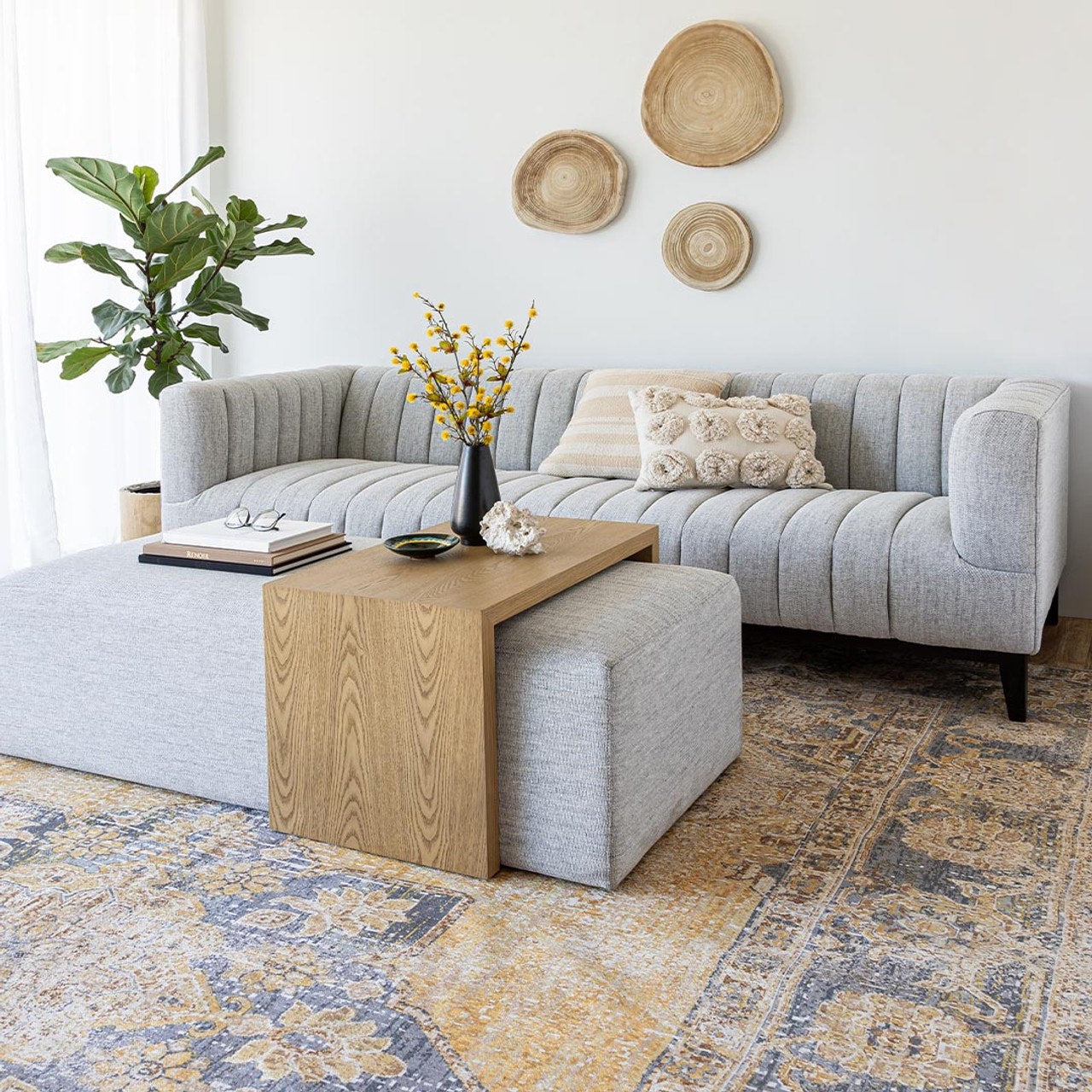 Elliot Condo Sofa - Stone