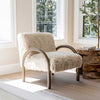 Eros Chair - Shaggy Sand