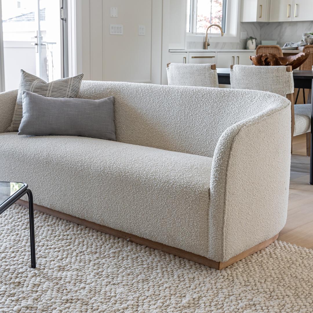 Evita Sofa - Cream Boucle
