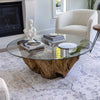 Natura Round Root Coffee Table - S