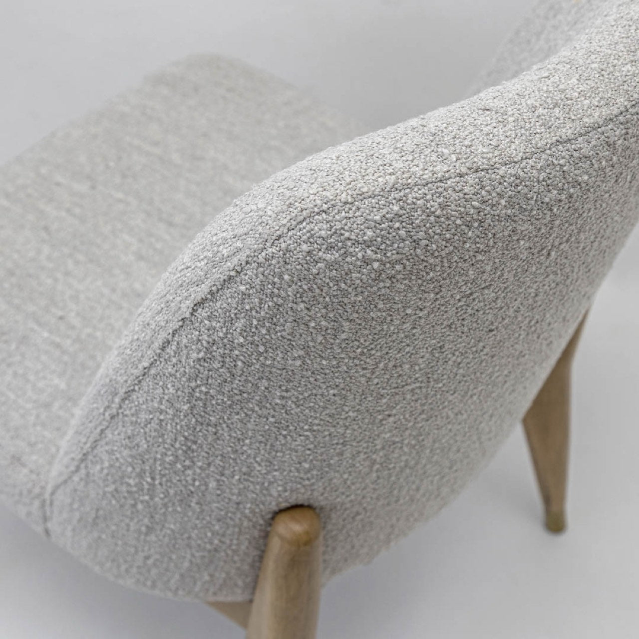 Fawcett Dining Chair - Taupe Boucle