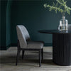 Fawcett Dining Chair - Dark Base - Pepper