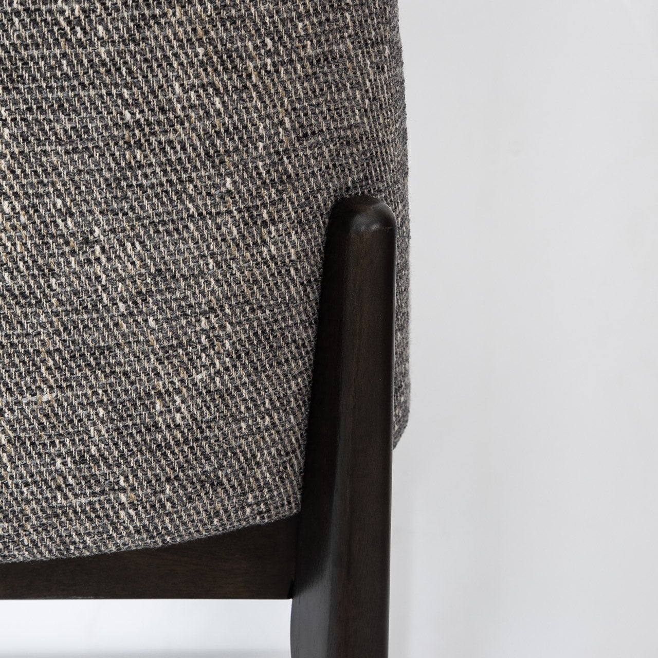 Fawcett Dining Chair - Dark Base - Pepper