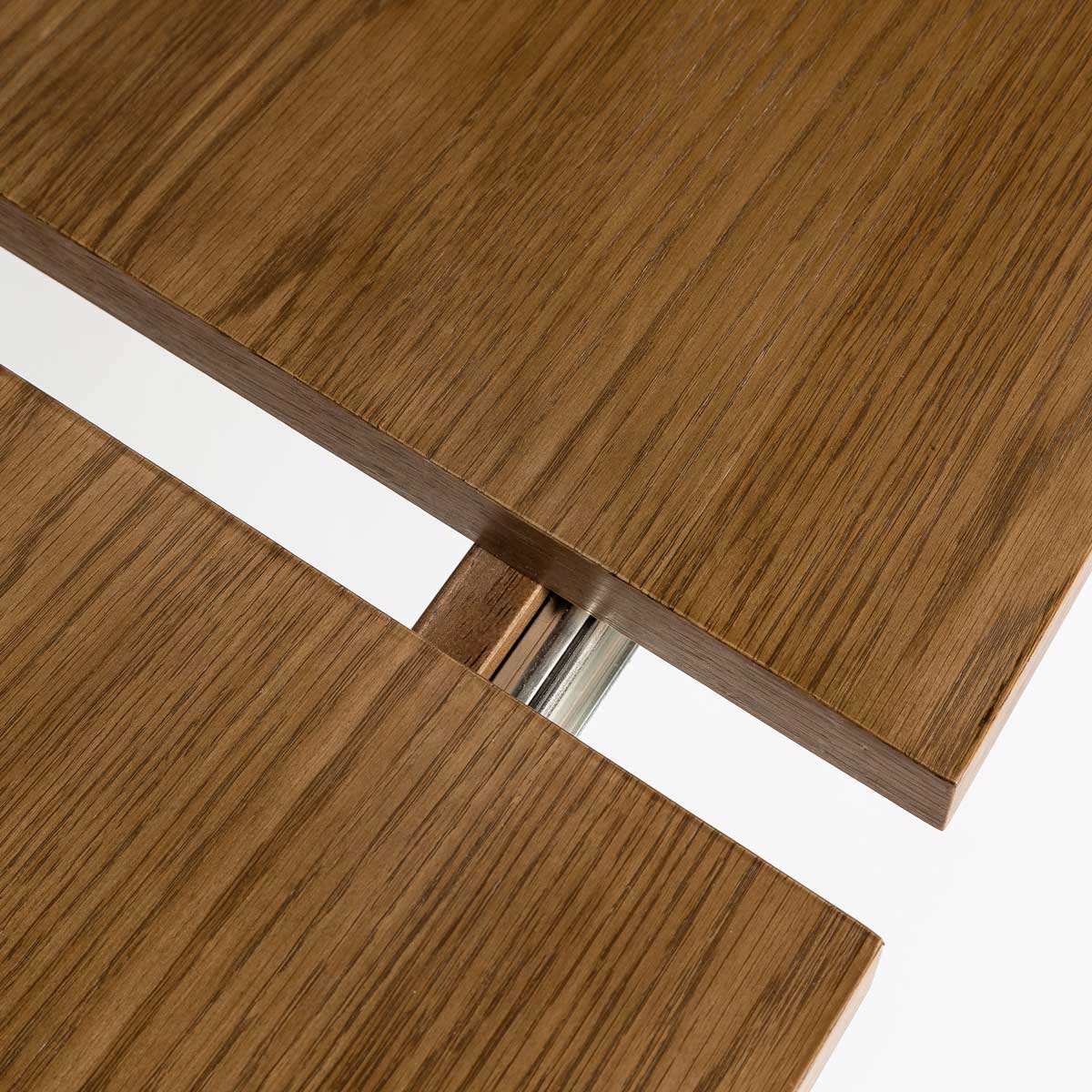 Fawn Extension Dining Table - Smoked Chestnut