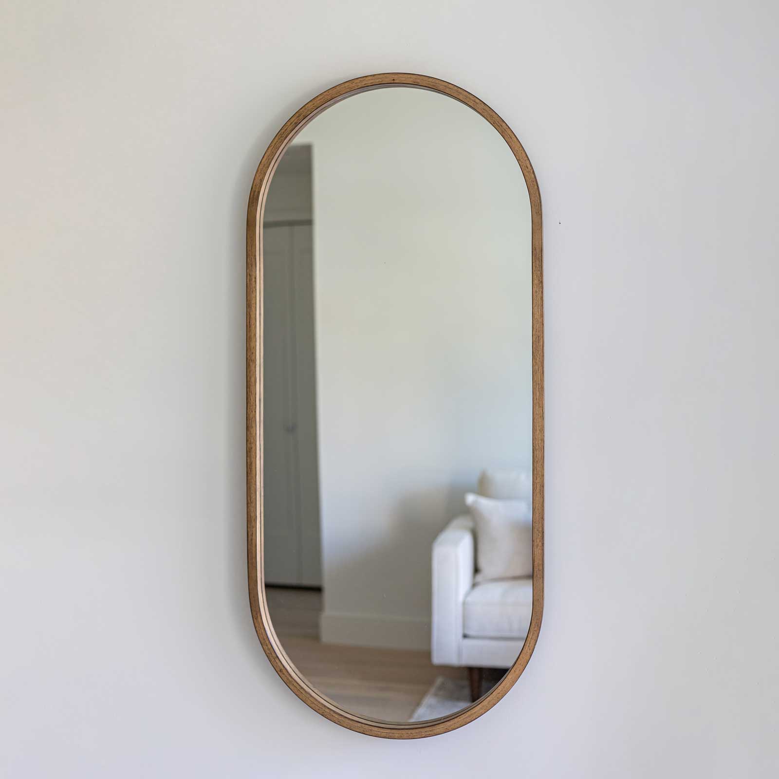 Fawn Oval Mirror - Large