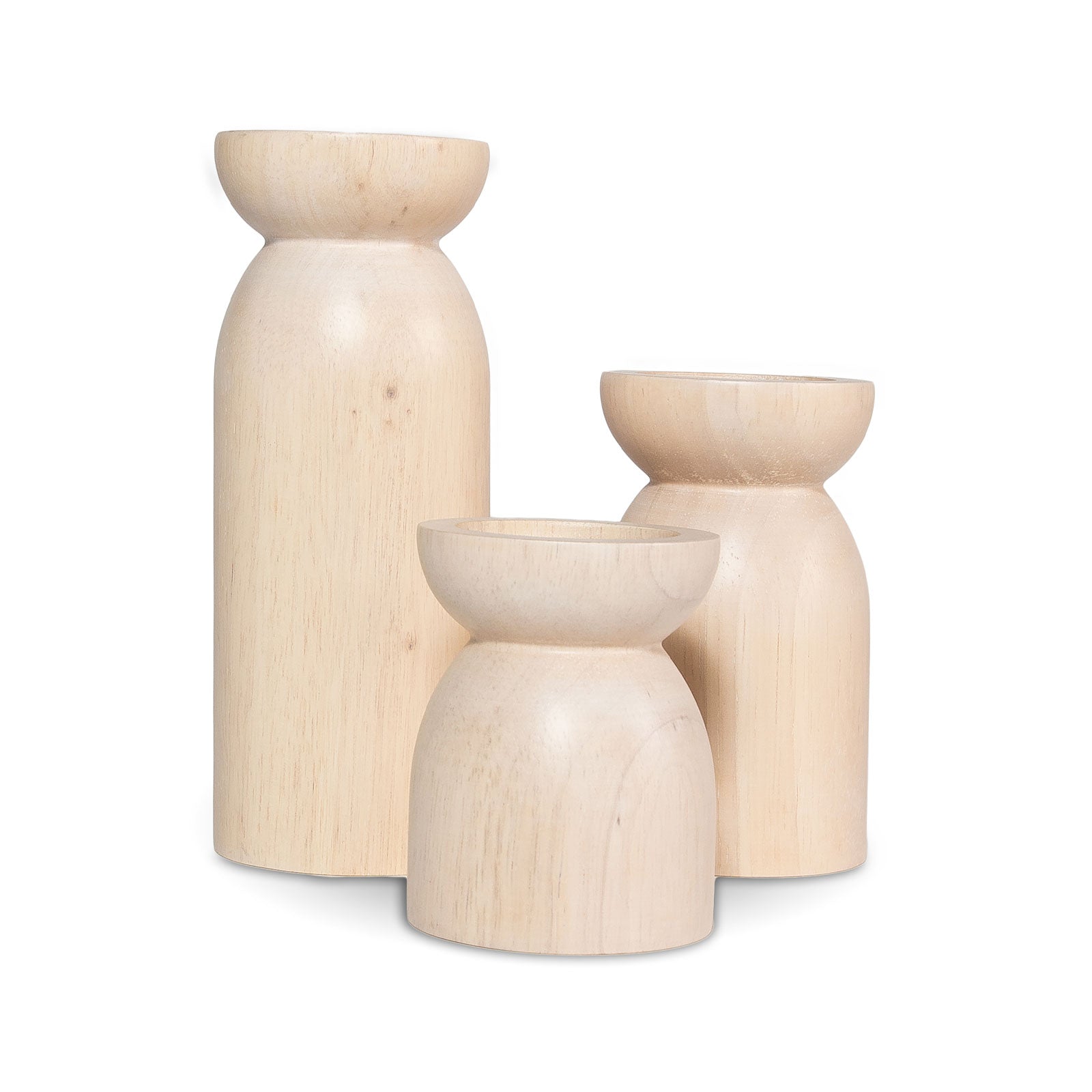 Fawn Pillar Candle Holder (Set of 3)