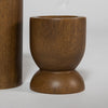 Fawn Pillar Candle Holder (Set of 3) - Smoked Chestnut