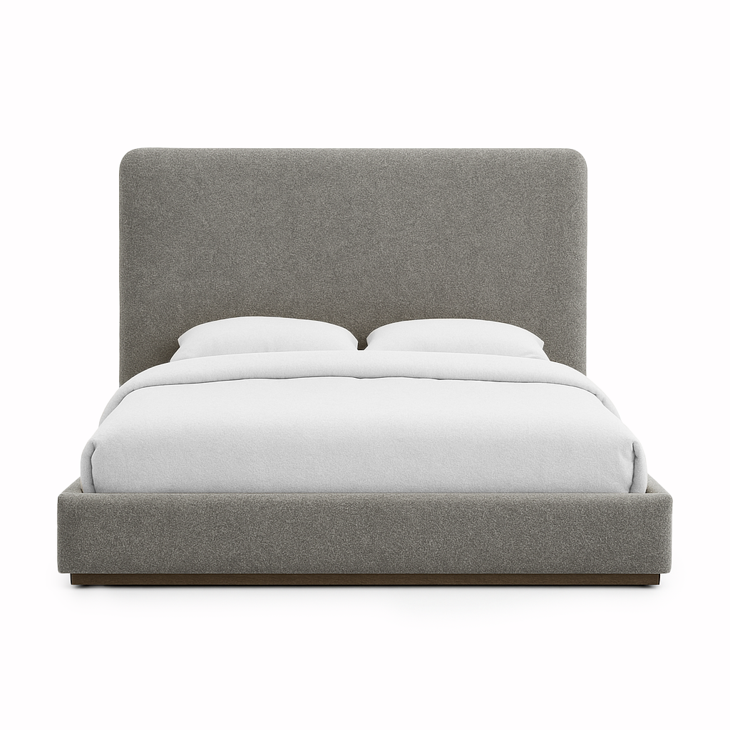 Faye Queen Storage Bed - Velvet Sandstorm