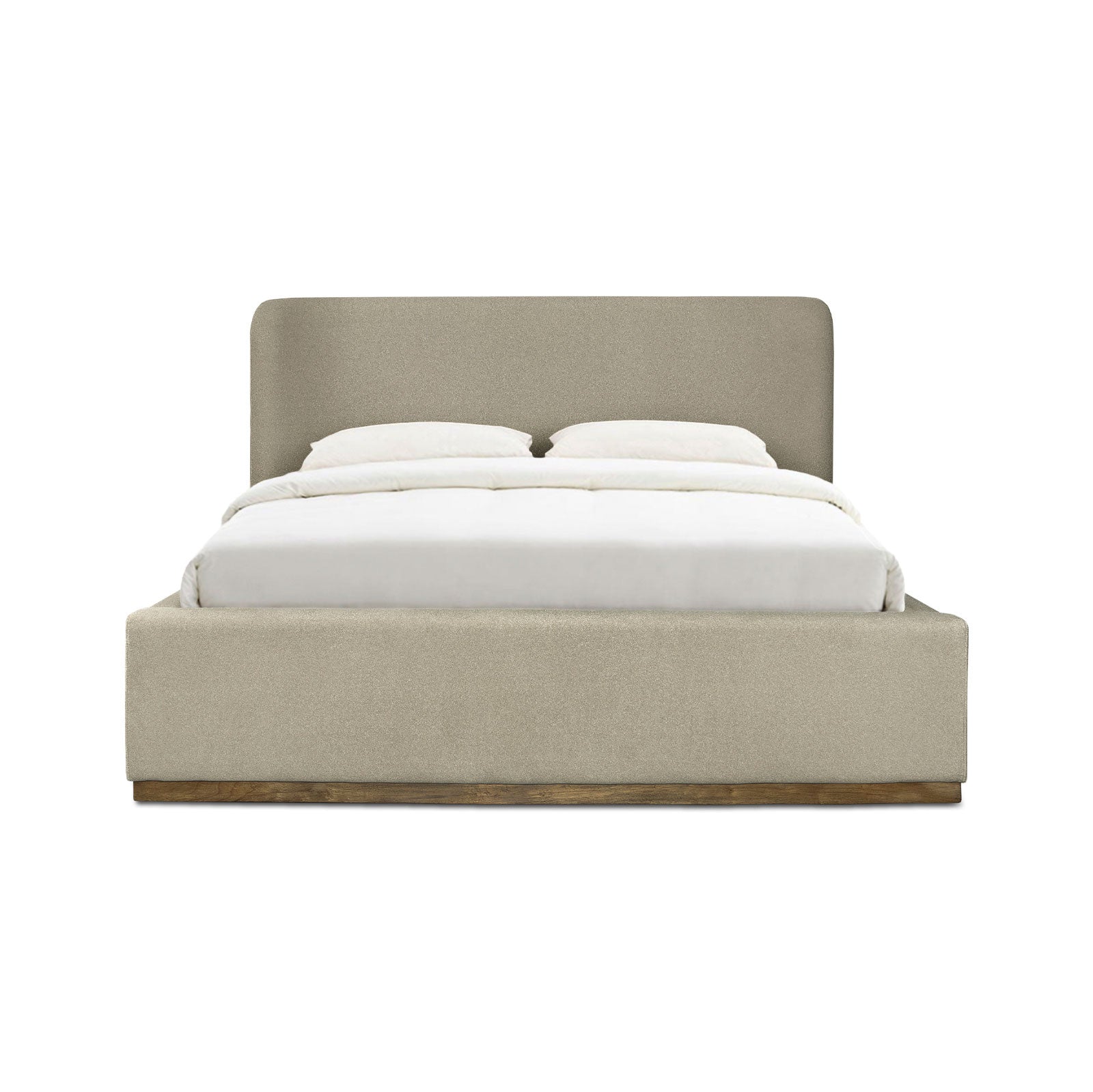 Faye Queen Storage Bed - Velvet Sandstorm