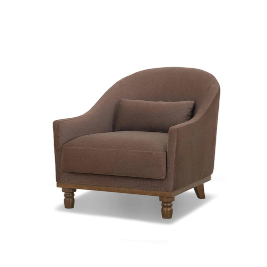February Accent Chair - Velvet Coffee