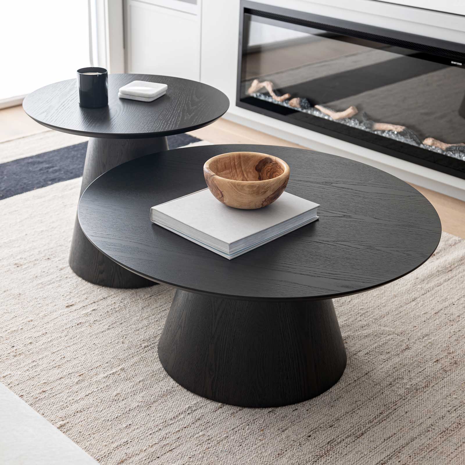 Fete Table Set - Smoked Black