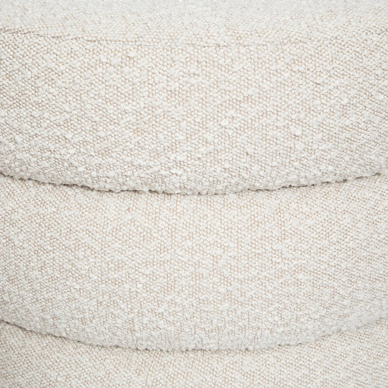 Fiel Ottoman - Off White Boucle - S