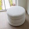 Fiel Ottoman - Off White Boucle - S