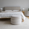 Fiel Ottoman - Off White Boucle - S