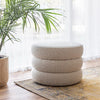 Fiel Ottoman - Off White Boucle - S