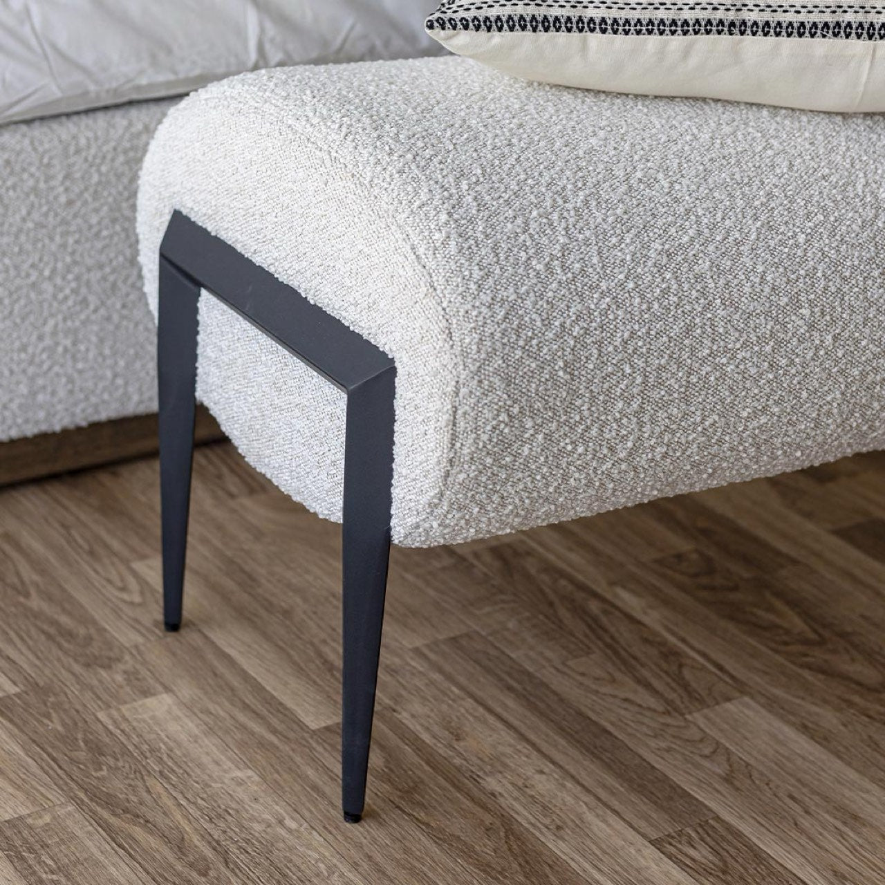 Fisher Bench - Off White Boucle