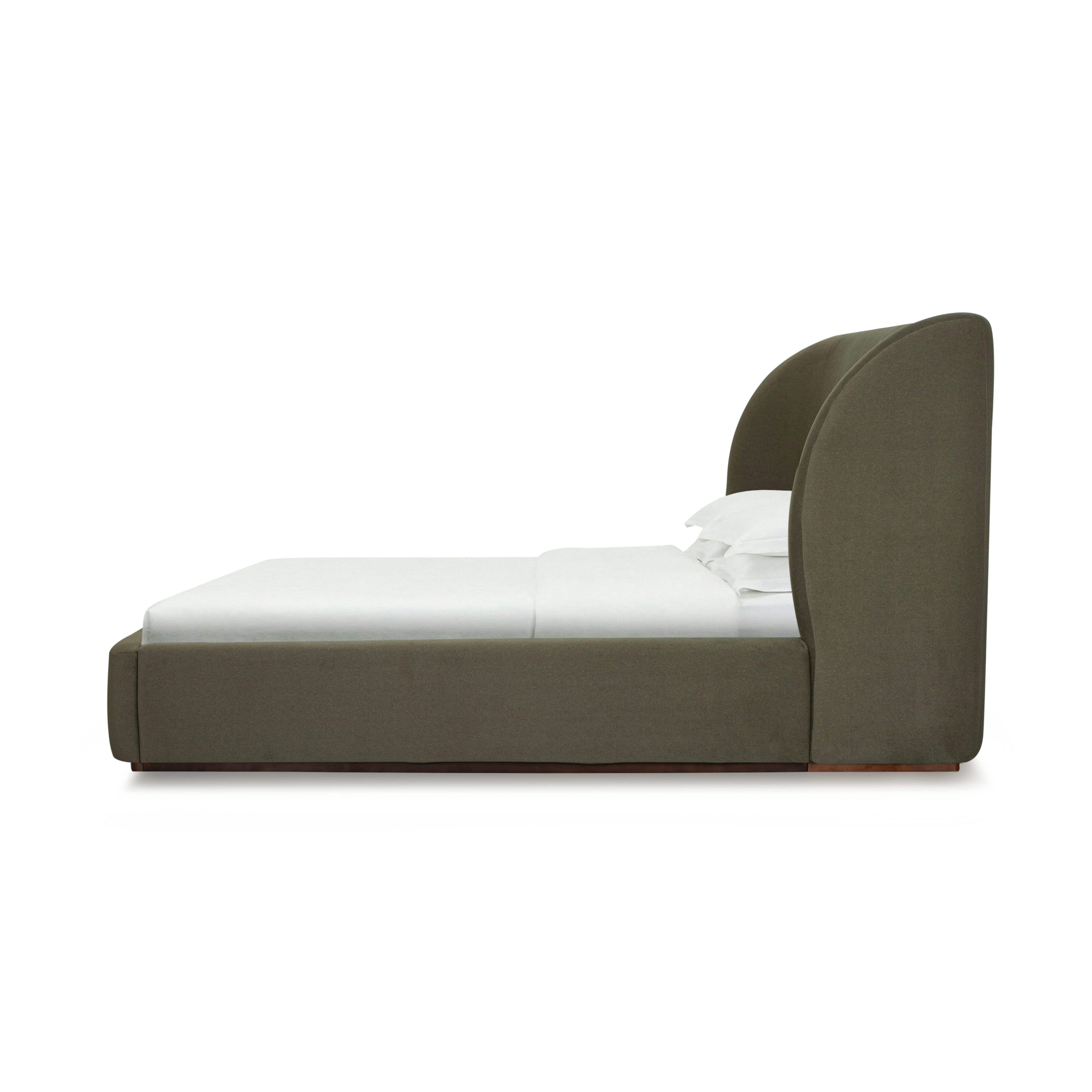 Fizz Queen Bed - Velvet Fern
