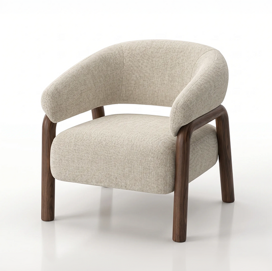 Foley Accent Chair - Ecru