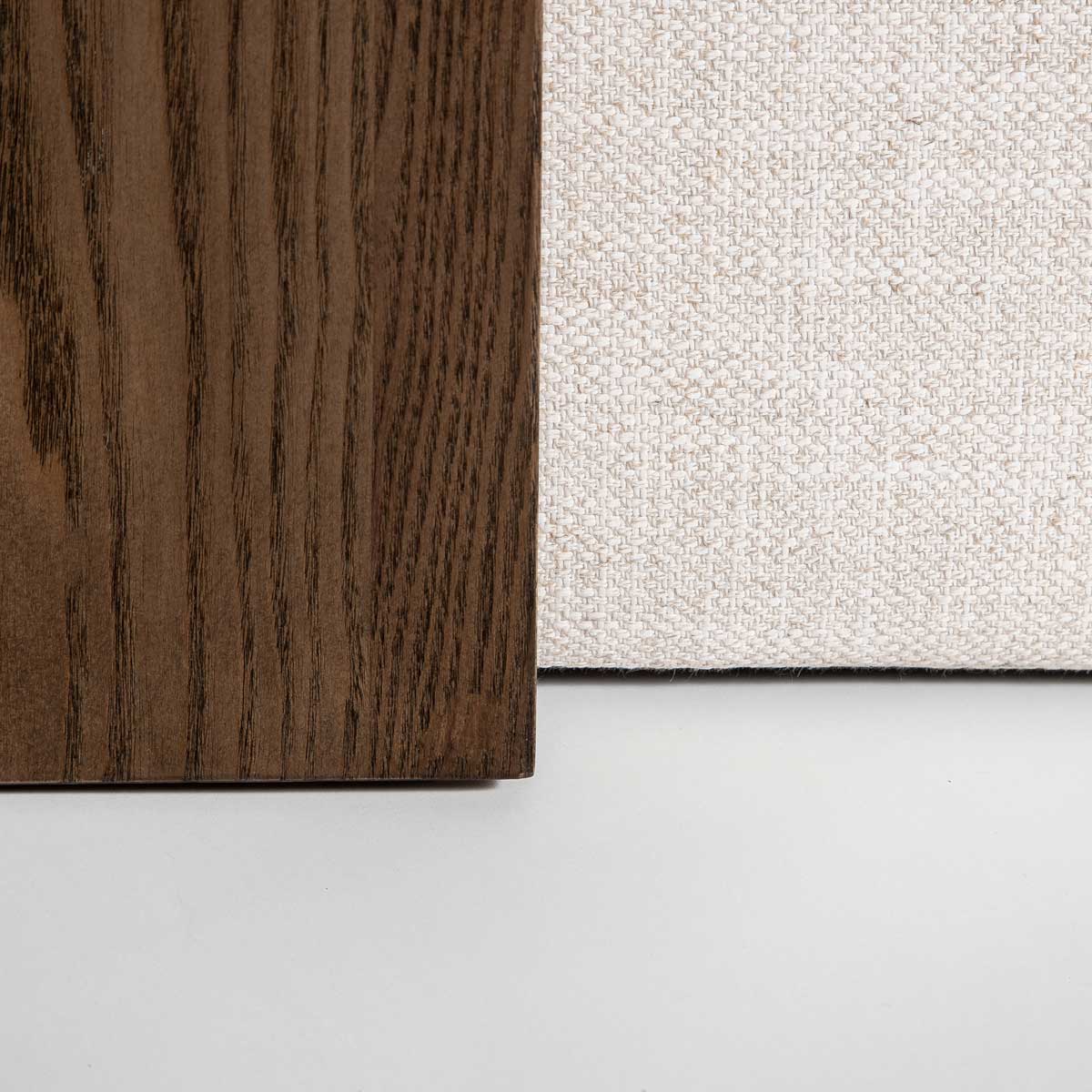 Forest Coffee Ottoman - Cream and Dark Brown