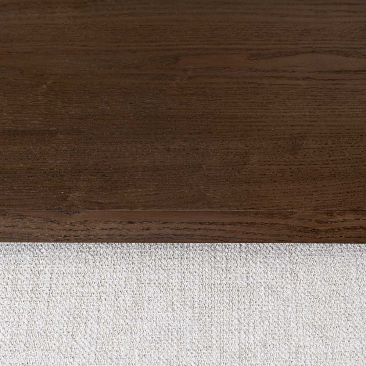 Forest Coffee Ottoman - Cream and Dark Brown