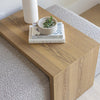 Forest Coffee Ottoman - Truffle Boucle and Blonde Oak