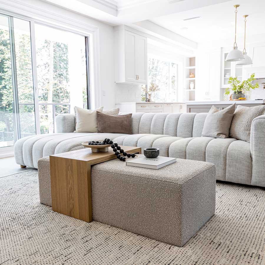 Envy Sectional - LHF Chaise - Coconut